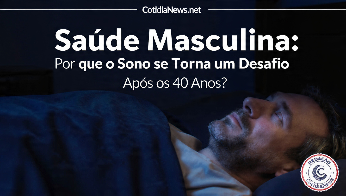 Saúde Masculina Por que o Sono se Torna um Desafio Após os 40 Anos